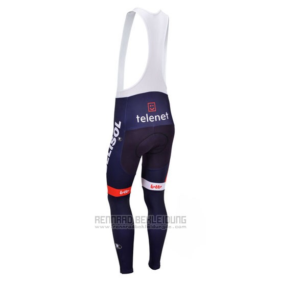 2013 Fahrradbekleidung Lotto Belisol Volett und Wei Trikot Langarm und Tragerhose